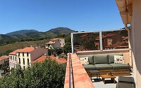 Attique à Banyuls - vue mer et montagne