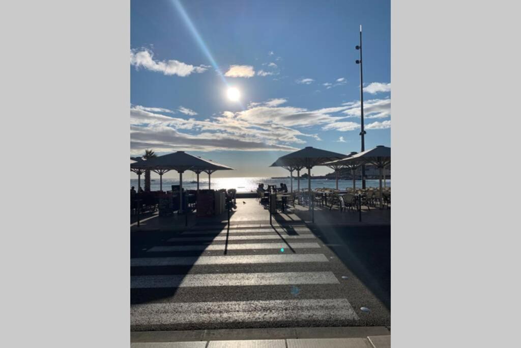 Attique à Banyuls - vue mer et montagne Extérieur photo